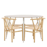 Jídelní stůl Plaza s jídelní židlí Alfons