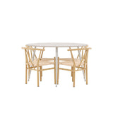 Jídelní stůl Plaza s jídelní židlí Alfons