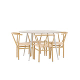 Jídelní stůl Plaza s jídelní židlí Alfons