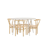 Jídelní stůl Plaza s jídelní židlí Alfons