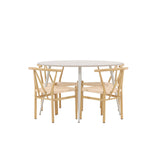 Jídelní stůl Plaza s jídelní židlí Alfons