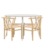 Jídelní stůl Plaza s jídelní židlí Alfons