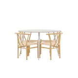 Jídelní stůl Plaza s jídelní židlí Alfons