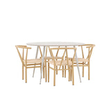 Jídelní stůl Plaza s jídelní židlí Alfons