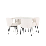 Jídelní stůl Plaza s jídelní židlí Agnes