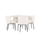 Jídelní stůl Plaza s jídelní židlí Agnes