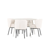 Jídelní stůl Plaza s jídelní židlí Agnes