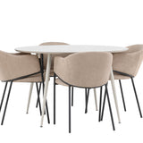 Jídelní stůl Plaza s jídelní židlí Evelina