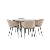 Jídelní stůl Plaza s jídelní židlí Evelina