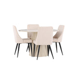 Jídelní stůl Lanzo s jídelní židlí Leone