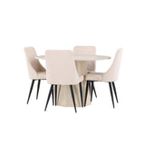 Jídelní stůl Lanzo s jídelní židlí Leone