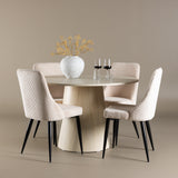 Jídelní stůl Lanzo s jídelní židlí Leone