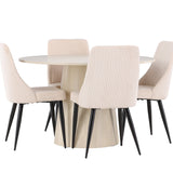 Jídelní stůl Lanzo s jídelní židlí Leone