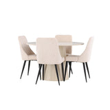 Jídelní stůl Lanzo s jídelní židlí Leone