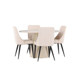 Jídelní stůl Lanzo s jídelní židlí Leone