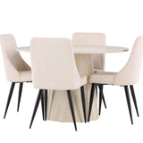 Jídelní stůl Lanzo s jídelní židlí Leone