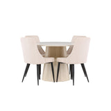 Jídelní stůl Lanzo s jídelní židlí Leone