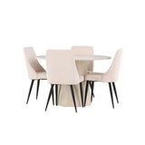 Jídelní stůl Lanzo s jídelní židlí Leone