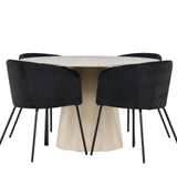 Jídelní stůl Lanzo s jídelní židlí Berit