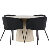 Jídelní stůl Lanzo s jídelní židlí Berit