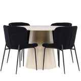 Jídelní stůl Lanzo s jídelní židlí Modesto