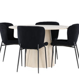 Jídelní stůl Lanzo s jídelní židlí Modesto