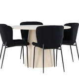 Jídelní stůl Lanzo s jídelní židlí Modesto