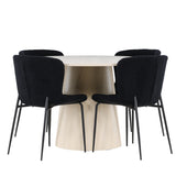 Jídelní stůl Lanzo s jídelní židlí Modesto