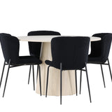 Jídelní stůl Lanzo s jídelní židlí Modesto