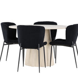 Jídelní stůl Lanzo s jídelní židlí Modesto