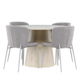 Jídelní stůl Lanzo s jídelní židlí Modesto