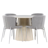 Jídelní stůl Lanzo s jídelní židlí Modesto