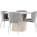 Jídelní stůl Lanzo s jídelní židlí Modesto