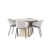 Jídelní stůl Lanzo s jídelní židlí Evelina
