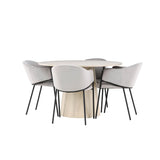Jídelní stůl Lanzo s jídelní židlí Evelina