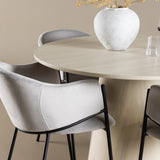 Jídelní stůl Lanzo s jídelní židlí Evelina