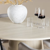 Jídelní stůl Lanzo s jídelní židlí Evelina