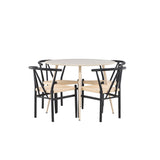 Jídelní stůl Plaza s jídelní židlí Alfons