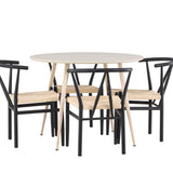 Jídelní stůl Plaza s jídelní židlí Alfons