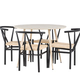 Jídelní stůl Plaza s jídelní židlí Alfons