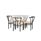 Jídelní stůl Plaza s jídelní židlí Alfons