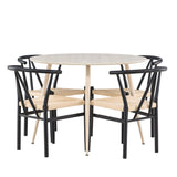 Jídelní stůl Plaza s jídelní židlí Alfons