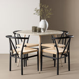 Jídelní stůl Plaza s jídelní židlí Alfons