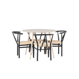 Jídelní stůl Plaza s jídelní židlí Alfons