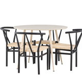 Jídelní stůl Plaza s jídelní židlí Alfons