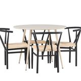 Jídelní stůl Plaza s jídelní židlí Alfons