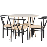 Jídelní stůl Plaza s jídelní židlí Alfons