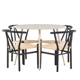 Jídelní stůl Plaza s jídelní židlí Alfons