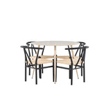 Jídelní stůl Plaza s jídelní židlí Alfons