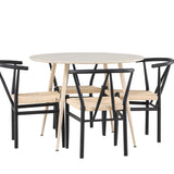 Jídelní stůl Plaza s jídelní židlí Alfons